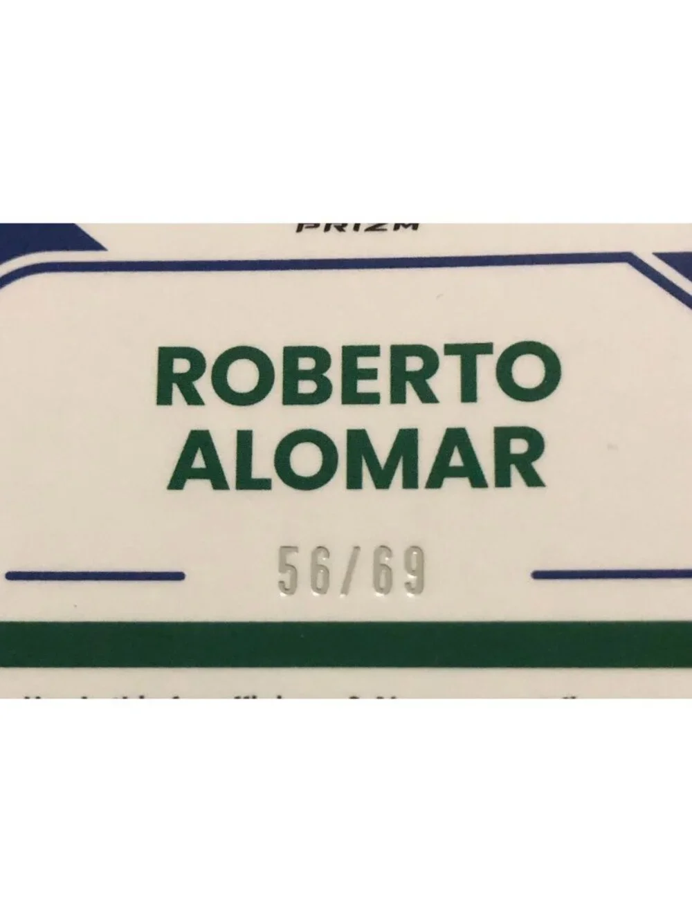 2026 Donruss Optic Roberto Alomar #31 Electricity SSP 56/69